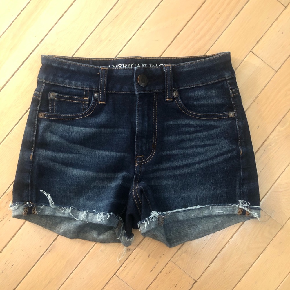 American Eagle High Rise Shortie Shorts